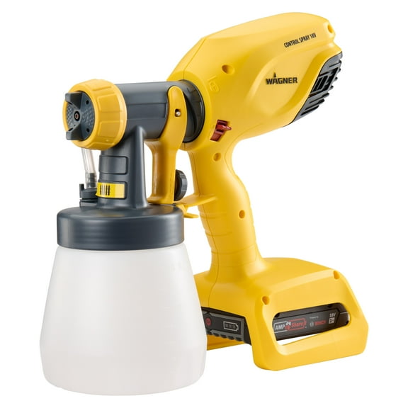 Wagner Spraytech Control Spray 18V Cordless Brushless Handheld HVLP Stain Sprayer with Two 2Ah Batteries and Charger