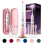 Wagner Stern WHITEN+ Edition. Smart Electric Toothbrush with Pressure Sensor. 5 Brushing Modes and 3 Intensity Levels, 8 Dupont Bristles, Premium Travel Case