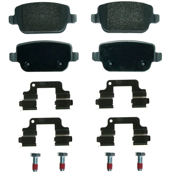 Wagner ThermoQuiet MX1314 Semi-Metallic Disc Brake Pad Set Fits select: 2008-2013 LAND ROVER LR2, 2007-2009 VOLVO S80