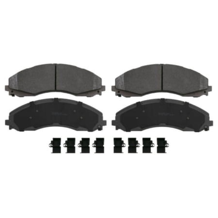 Wagner ThermoQuiet MX2018A Semi-Metallic Disc Brake Pad Set Fits select: 2017-2023 FORD F450