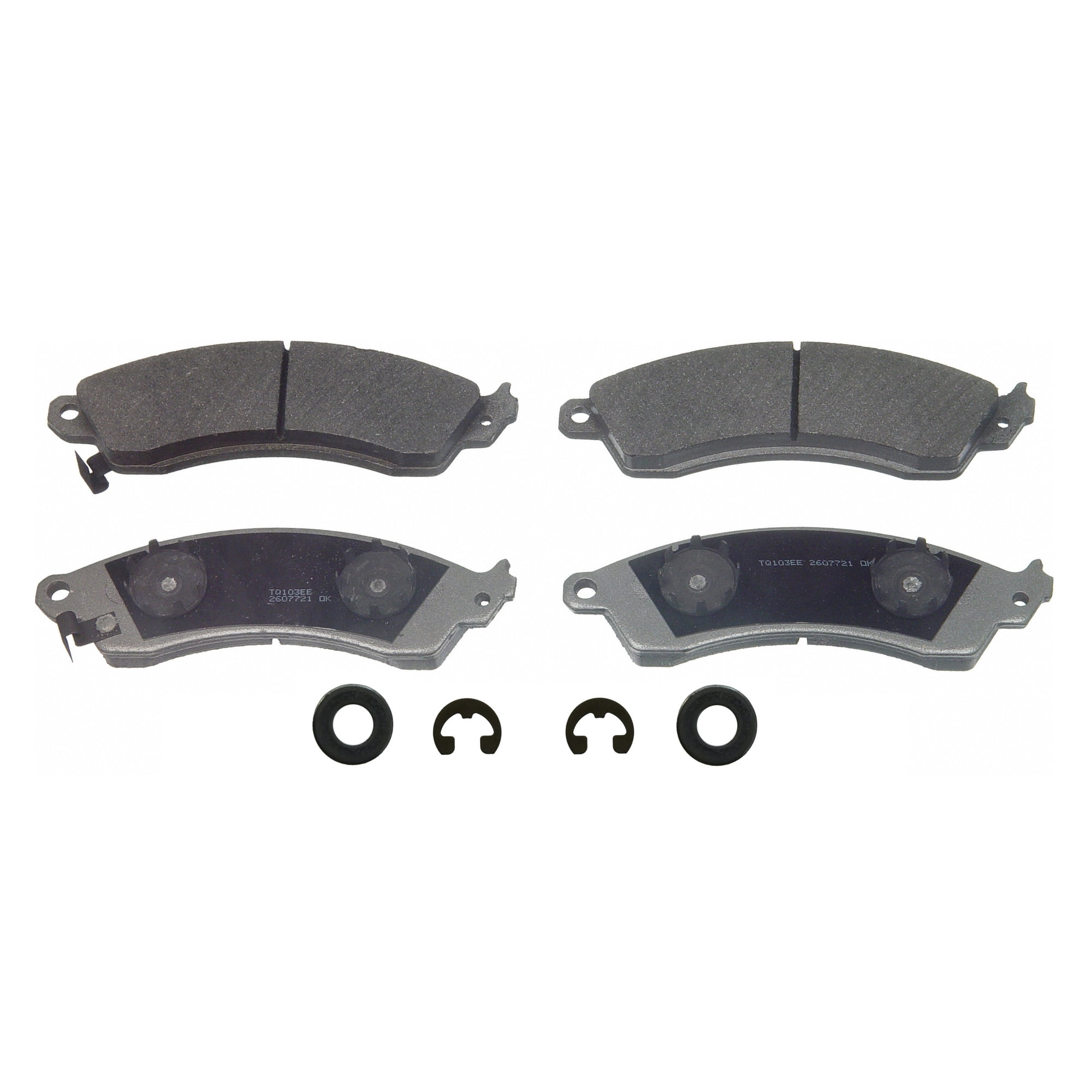 Wagner ThermoQuiet MX412 Semi-Metallic Disc Brake Pad Set Fits select: 1988-1996 CHEVROLET CORVETTE, 1985-1992 CHEVROLET CAMARO
