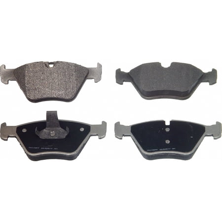 Wagner ThermoQuiet MX946A Semi-Metallic Disc Brake Pad Set Fits select: 2006 BMW M, 2007 BMW Z4