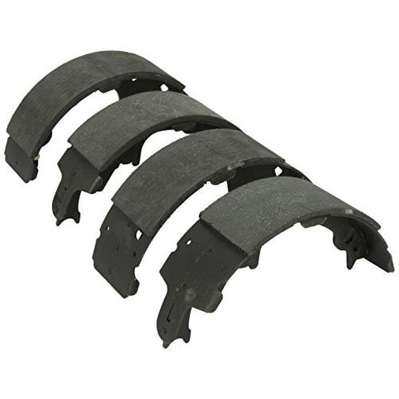 Wagner ThermoQuiet PAB538R Riveted Brake Shoe Set, Rear
