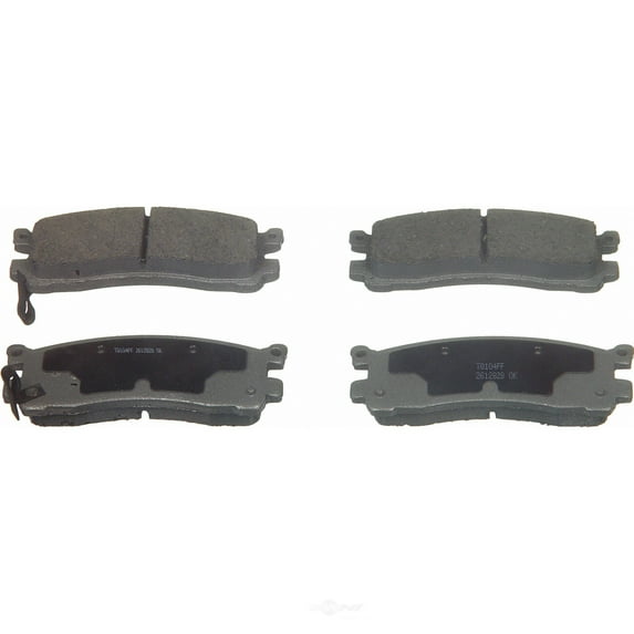 Wagner ThermoQuiet PD553 Ceramic Disc Brake Pad Set Fits select: 1995-2002 MAZDA MILLENIA, 1993-1998 MAZDA MPV