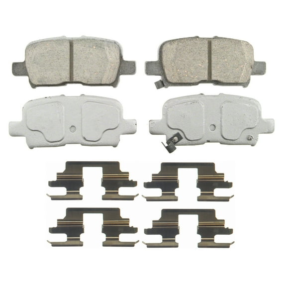 Wagner ThermoQuiet PD865 Ceramic Disc Brake Pad Set Fits select: 2003-2008 HONDA PILOT, 1999-2004 HONDA ODYSSEY