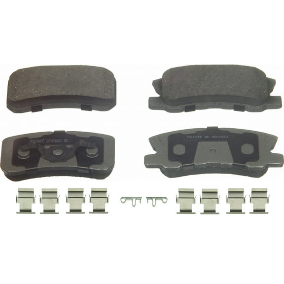 Wagner ThermoQuiet PD868 Ceramic Disc Brake Pad Set Fits select: 2007-2017 JEEP PATRIOT, 2011-2014 CHRYSLER 200