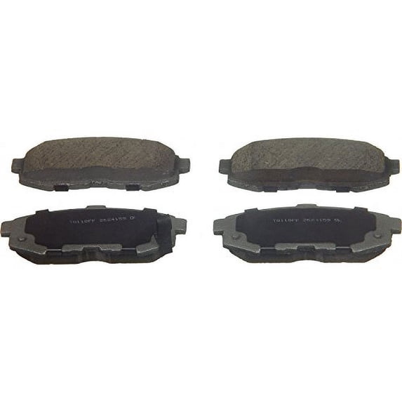 Wagner ThermoQuiet QC1073 Ceramic Disc Pad Set, Rear