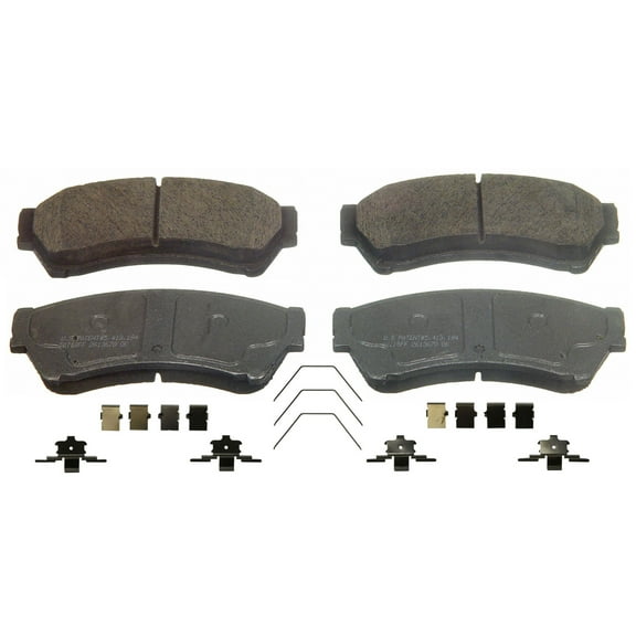 Wagner ThermoQuiet QC1164 Ceramic Disc Brake Pad Set Fits select: 2006-2012 FORD FUSION, 2008-2013 MAZDA 6