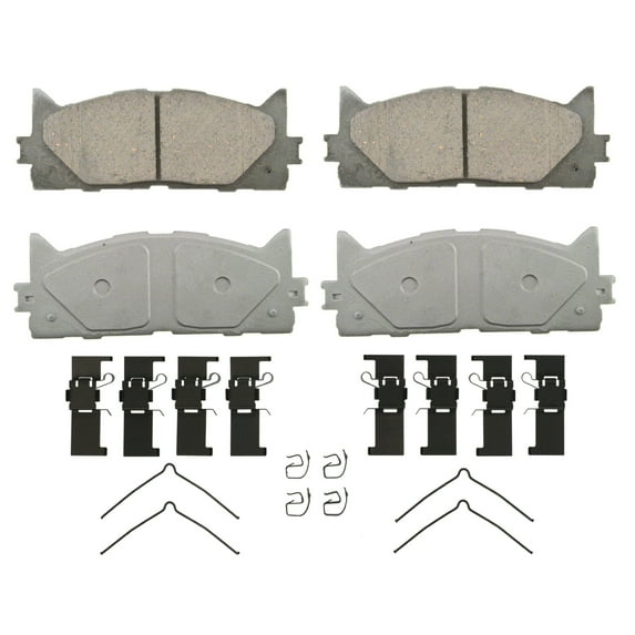 Wagner ThermoQuiet QC1293 Ceramic Disc Brake Pad Set Fits select: 2007-2017 TOYOTA CAMRY, 2007-2018 LEXUS ES