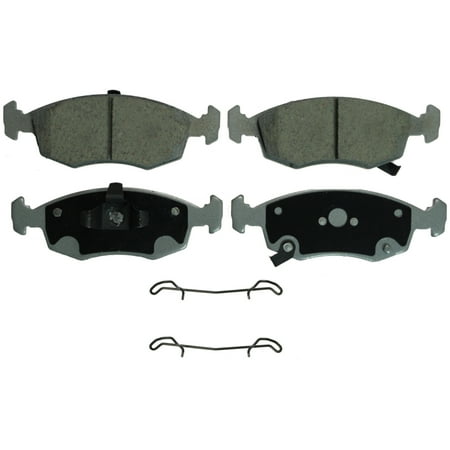 Wagner ThermoQuiet QC1568 Ceramic Disc Brake Pad Set Fits select: 2012-2015,2017 FIAT 500