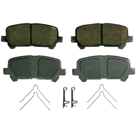 Wagner ThermoQuiet QC1585 Ceramic Disc Brake Pad Set Fits select: 2012-2015 HONDA PILOT, 2019 HONDA RIDGELINE