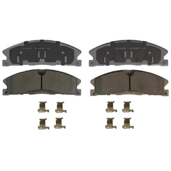 Wagner ThermoQuiet QC1611B Ceramic Disc Brake Pad Set Fits select: 2016 FORD EXPLORER, 2017-2019 FORD EXPLORER XLT