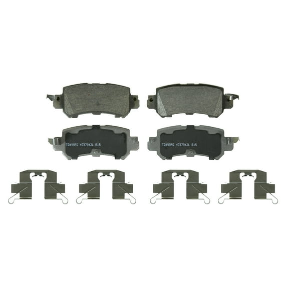 Wagner ThermoQuiet QC1624 Ceramic Disc Brake Pad Set Fits select: 2013-2015 MAZDA CX-5, 2016-2019 MAZDA CX-3