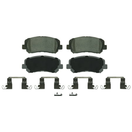 Wagner ThermoQuiet QC1640B Ceramic Disc Brake Pad Set Fits select: 2016-2019 JEEP CHEROKEE, 2015-2017 CHRYSLER 200