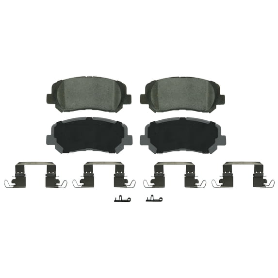 Wagner ThermoQuiet QC1640B Ceramic Disc Brake Pad Set Fits select: 2016-2019 JEEP CHEROKEE, 2015-2017 CHRYSLER 200
