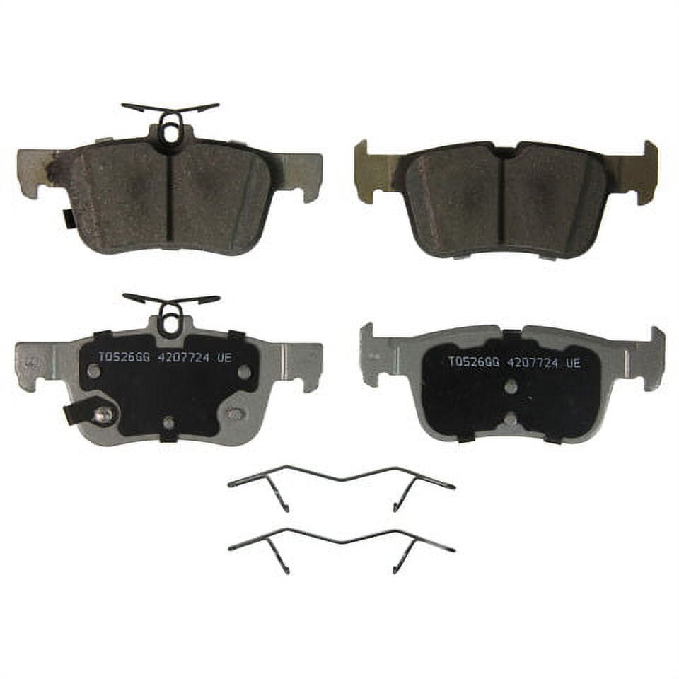 Wagner ThermoQuiet QC1665 Ceramic Disc Brake Pad Set Fits select: 2017