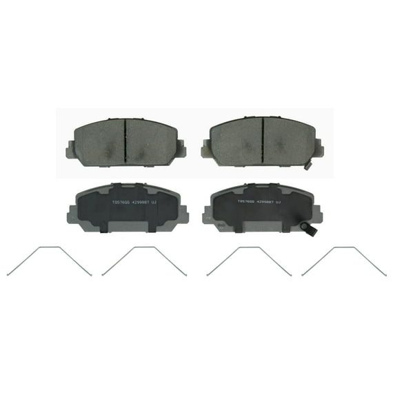 Wagner ThermoQuiet QC1697 Ceramic Disc Brake Pad Set Fits select: 2014-2018 ACURA RDX, 2019-2020 HONDA CIVIC SI