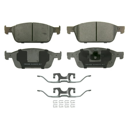 Wagner ThermoQuiet QC1771 Ceramic Disc Brake Pad Set Fits select: 2015-2016 LINCOLN MKC, 2015-2018 FORD FOCUS ST