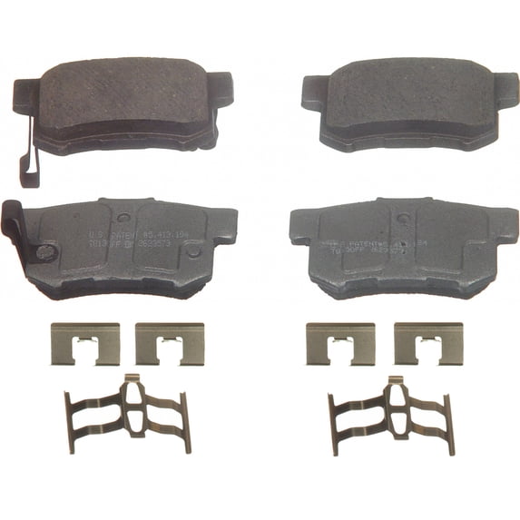 Wagner ThermoQuiet QC536 Ceramic Disc Brake Pad Set Fits select: 2002-2004 HONDA CR-V, 2006 ACURA 3.2TL