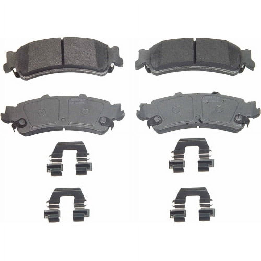 Wagner ThermoQuiet QC792B Ceramic Disc Brake Pad Set Fits select: 2003-2007 CHEVROLET SILVERADO, 2003-2007 GMC NEW SIERRA