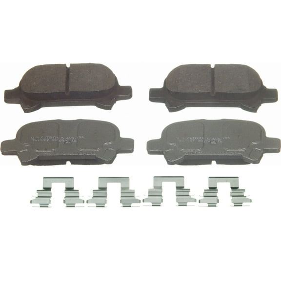 Wagner ThermoQuiet QC828 Ceramic Disc Brake Pad Set Fits select: 2000-2006 TOYOTA CAMRY, 2000-2007 TOYOTA AVALON