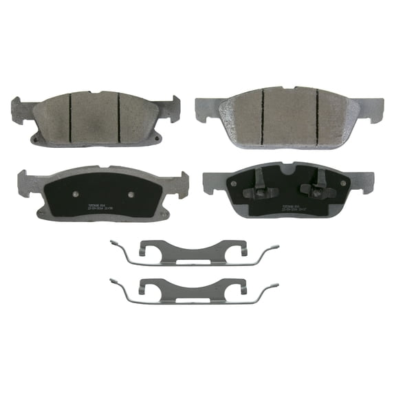 Wagner Thermoquiet QC1818 Ceramic Disc Brake Pad Set Fits select: 2017-2019 FORD FUSION, 2015-2018 FORD EDGE