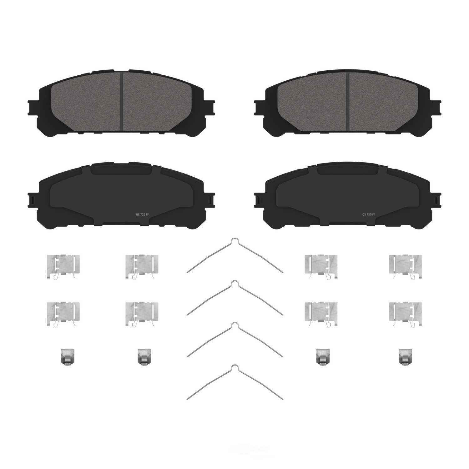 Wagner Brake ZD2304 QuickStop Front Disc Brake Pad Set Ceramic