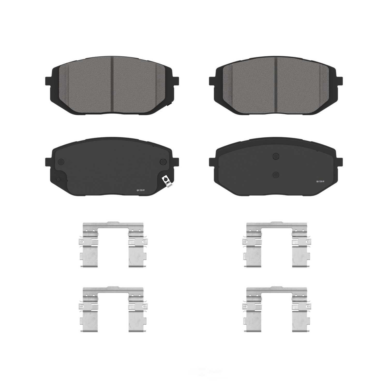 Wagner Brake ZD2398 QuickStop Front Disc Brake Pad Set Ceramic