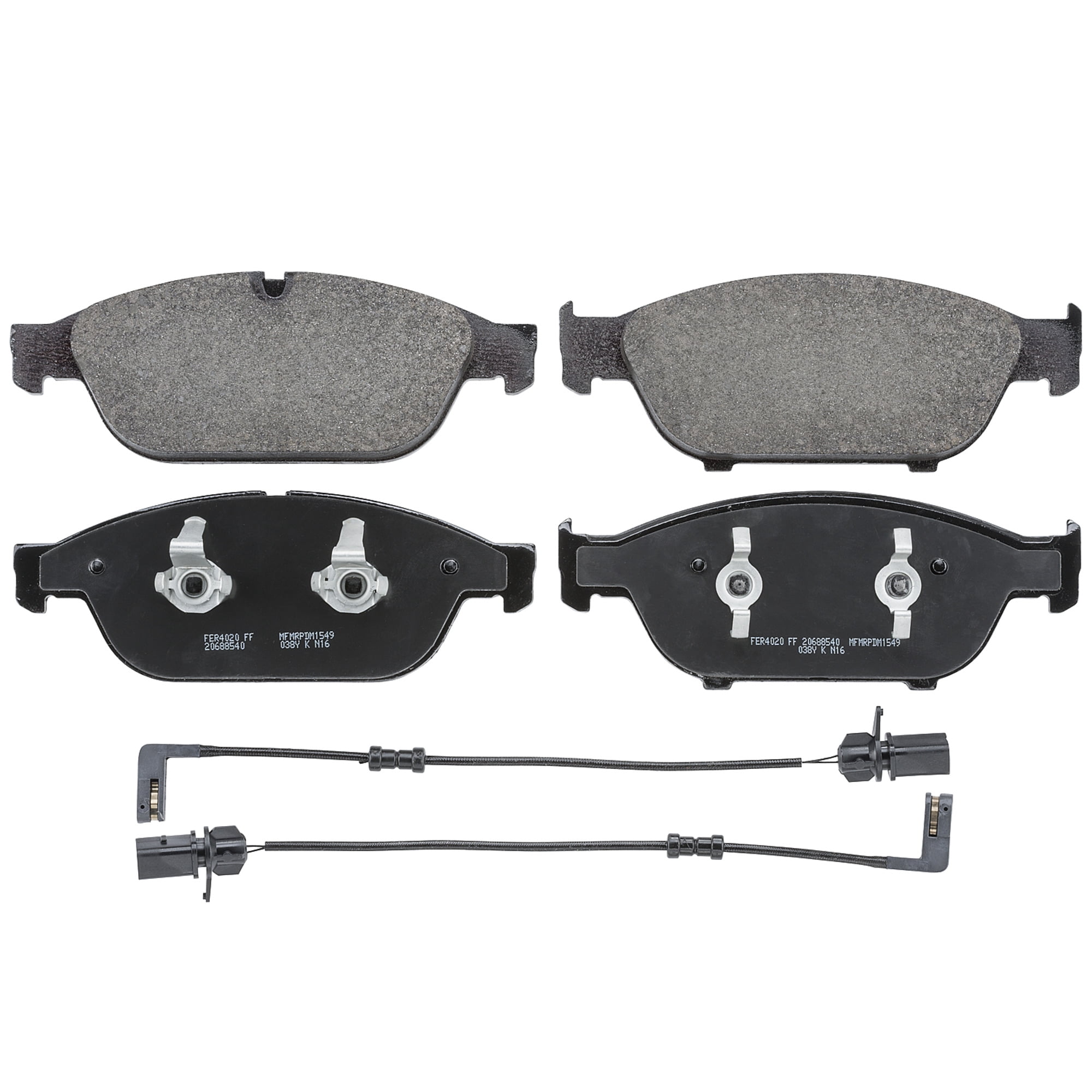 K Wagner ZX1549 QuickStop Disc Brake Pad Fits select: 2012-2018 AUDI