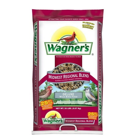 Wagner's 62006 Midwest Regional Blend Wild Bird Food, 20-Pound Bag