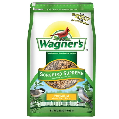 Wagner's 62042 Songbird Supreme Blend Wild Bird Food, 8-Pound Bag