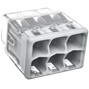 Wago 2773406 - 6-Conductor 12-20 AWG Junction Box Splicing Connector 50 Pack 2773-406/K000-0002