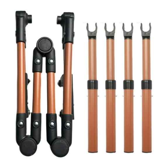 Wagon Handle Attachment Trolley Spare Parts Push Pull Bar Quick Release Folding for Outdoor Collapsible Carts