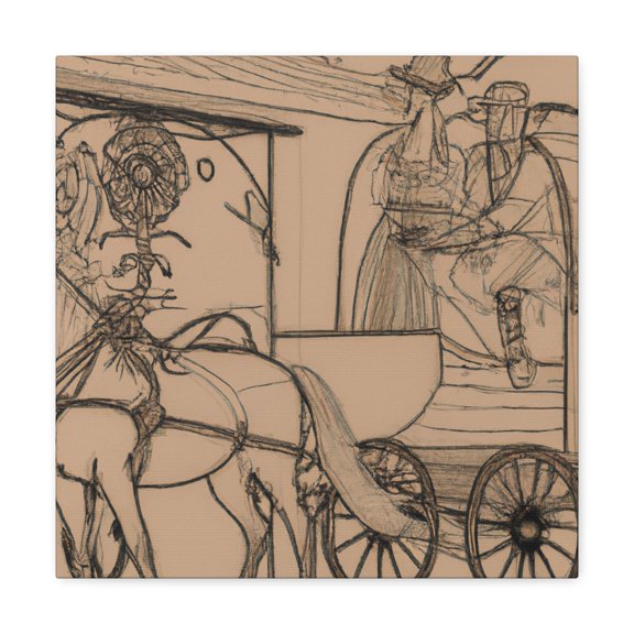 "Wagon Journey to Wonder" - Canvas