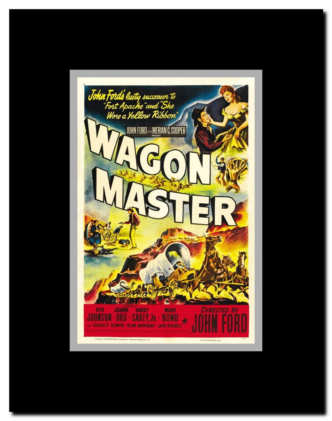 Wagon Master Framed Movie Poster