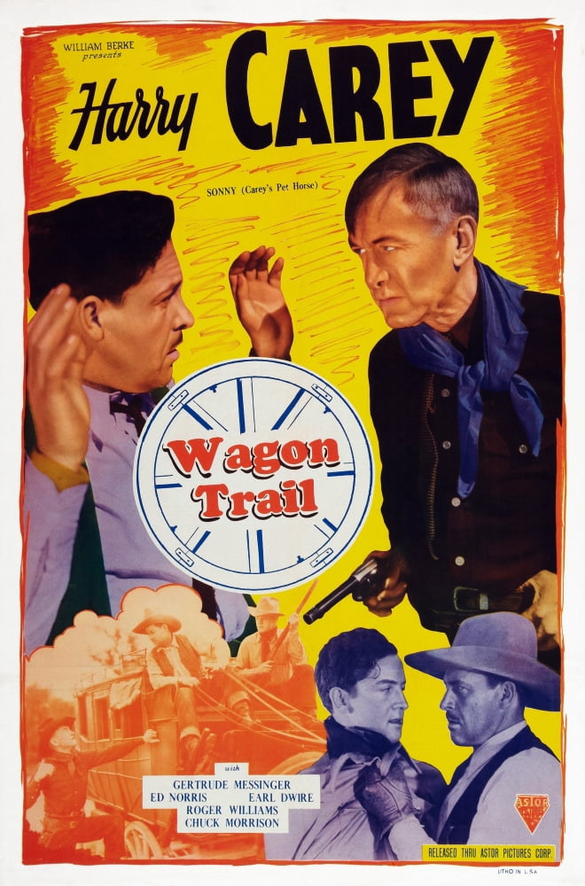 Wagon Trail U Canvas Art - (11 x 17)