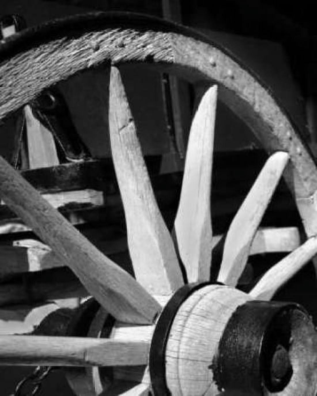 Wagon Wheel I Canvas Art - Scott Larson (20 x 24)