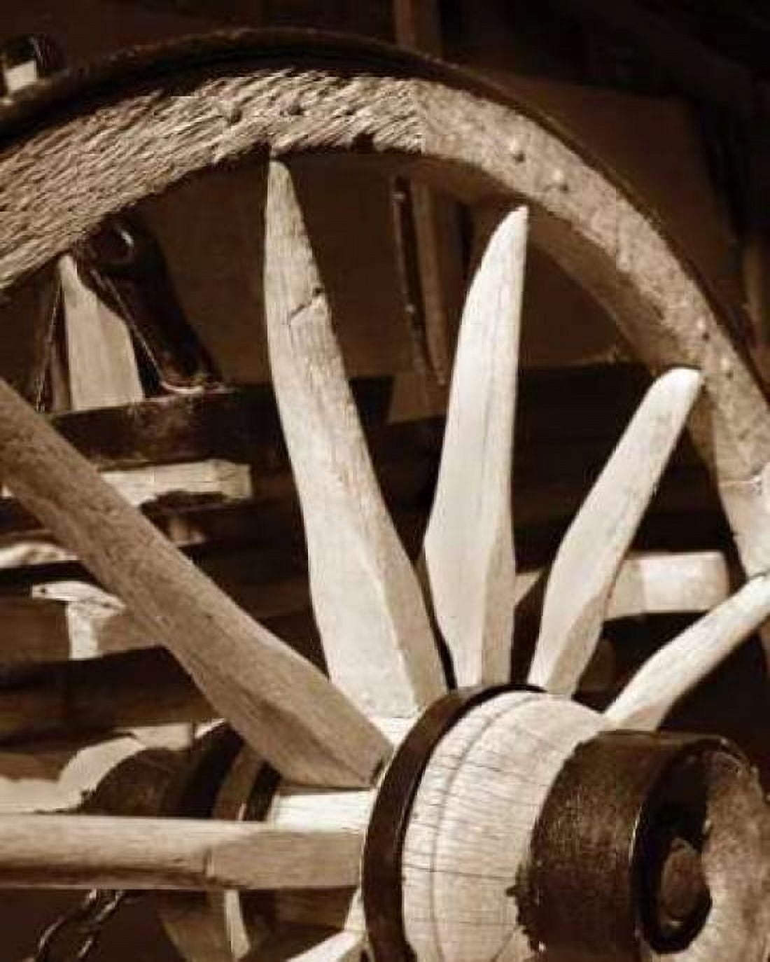 Wagon Wheel III Canvas Art - Scott Larson (20 x 24)