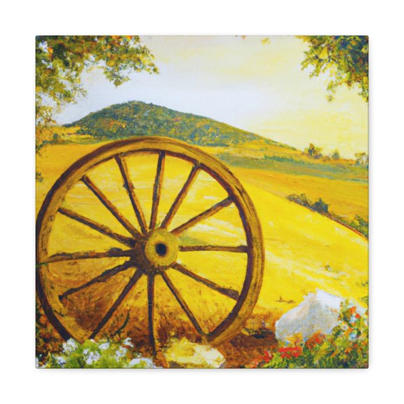 Wagon Wheel Triumphant - Canvas