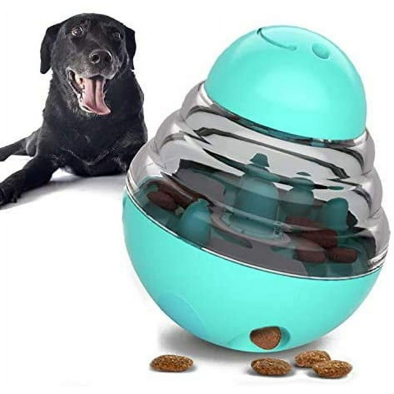 Wagooly Treat Dispensing Dog Toys - 2 Hole Wobble Pet Slow Feeder Dispenser,  Entertainment Interactive Dog Toys, Mind Stimulating Pet IQ Treat Ball for  Puppies, Dog Food Game - Dog Brain Toys (