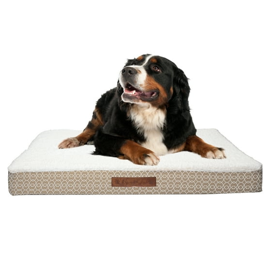 Wags N Whiskers Bogart Gate Large Orthopedic Pet Bed