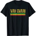 thumbnail image 1 of Wah Gwaan Funny Jamaica jamaican Colors Rasta Reggae T-Shirt, 1 of 3