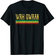 Wah Gwaan Funny Jamaica jamaican Colors Rasta Reggae T-Shirt