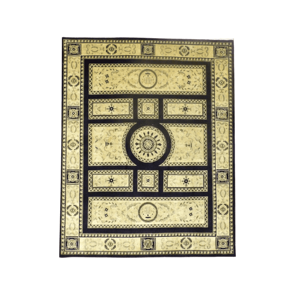 Wahi Rugs Hand Knotted Abusson European Design Wool 8'0" x 10'0" - w949