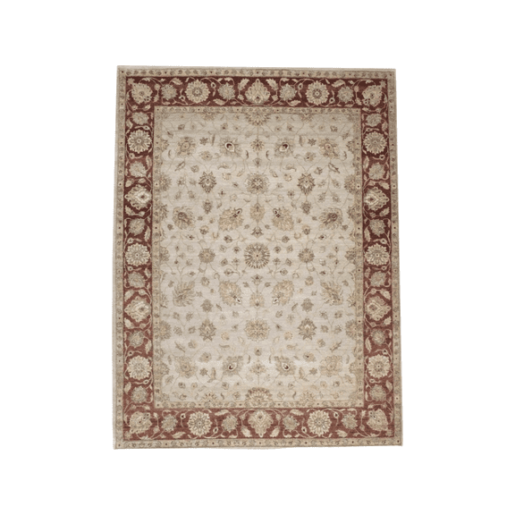 Wahi Rugs Hand Knotted Agra Ziegler Wool 9'0" x 12'0" - w309