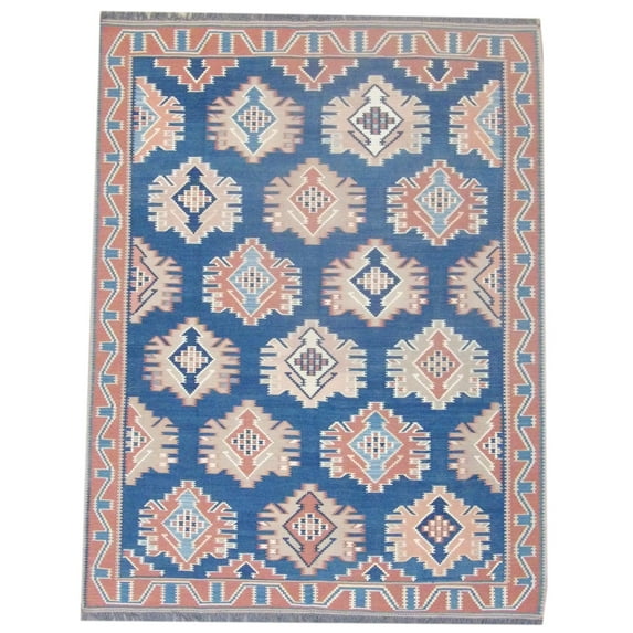 Wahi Rugs Hand Knotted Antique Anatolian Kilim 5'0"x8'0" -W1101