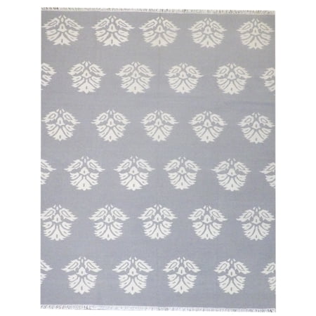 Wahi Rugs Hand Knotted Coastal Flat-Weave Indoor Outdoor Beach 8'0"x10'0" -w1084