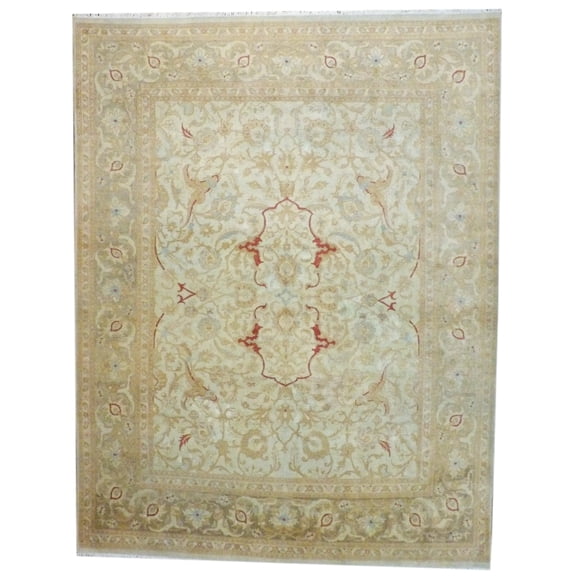 Wahi Rugs Hand Knotted Fine Pak Ziegler Overdye 9'0x12'0" -w260