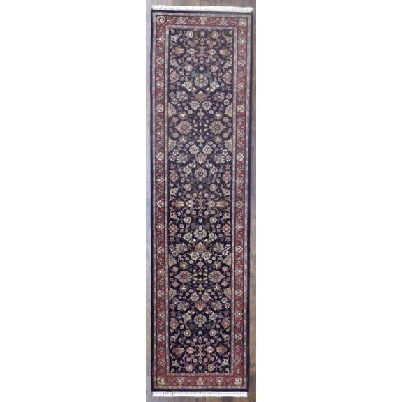 Wahi Rugs Hand Knotted Fine Persian Kashan 2'6"x10'0" -w11367