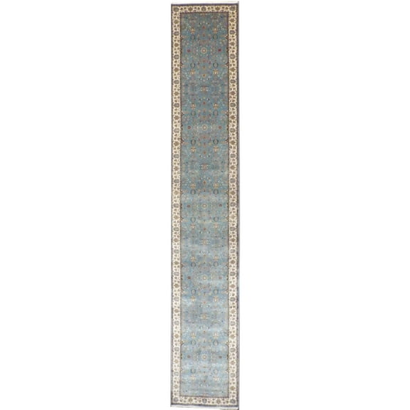 Wahi Rugs Hand Knotted Fine Persian Kashan 3'0"x18'0" -W11259